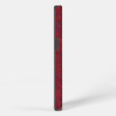 Etui iPhone 13 "Firestorme neurale" Abstraite" Rouge violet (Côté droit)