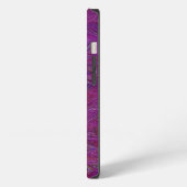 Etui iPhone 13 "Firestorme neurale" Abstraite" Rouge violet (Côté gauche)