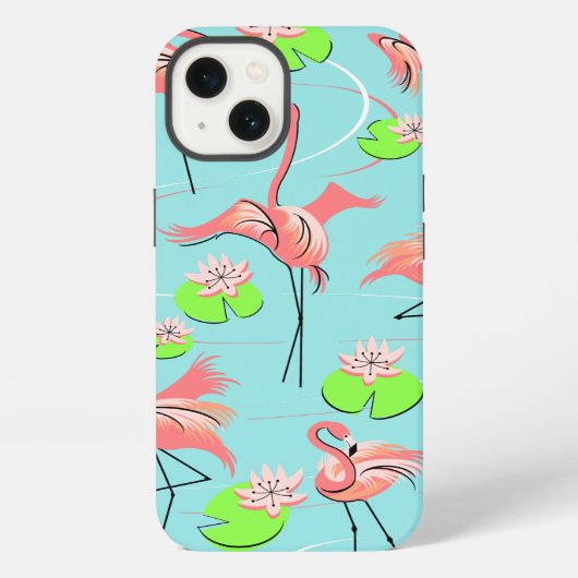 Etui iPhone 13 Flamant rose Fandango iPad Mini coque (Verso)