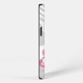 Etui iPhone 13 Flamingo Love Side Monogram IPad Mini horizontal (Côté droit)