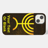 Etui iPhone 13 Flamme de la Menorah (Verso Horizontal)