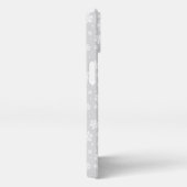 Etui iPhone 13 Flammes de neige blanches sur le Motif d'hiver arg (Côté droit)