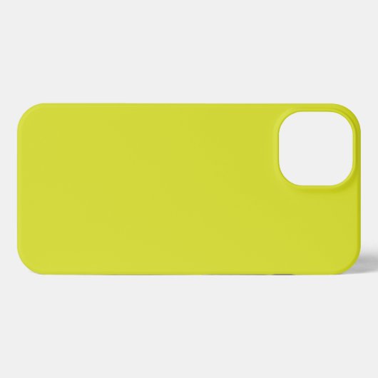 Etui iPhone 13 Flat Yellow Background – Back-to-School Texture (Verso Horizontal)