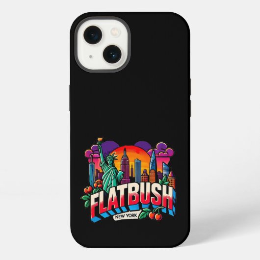 Etui iPhone 13 Flatbush, New York City (Verso)