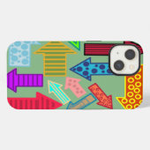Etui iPhone 13 Flèches (Verso Horizontal)
