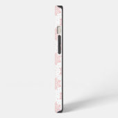 Etui iPhone 13 Flèches roses (Côté gauche)
