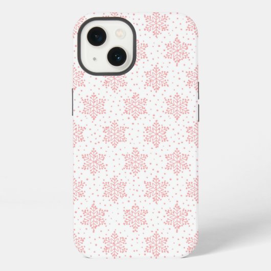 Etui iPhone 13 Flèches roses (Verso)