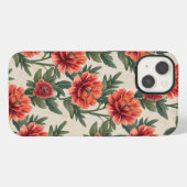 Etui iPhone 13 fleur  (Verso Horizontal)