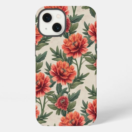 Etui iPhone 13 fleur (Verso)