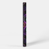 Etui iPhone 13 Fleur abstraite vibrante (Côté droit)