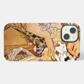 Etui iPhone 13 Fleur Alphonse Mucha (Verso Horizontal)
