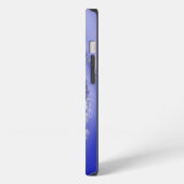 Etui iPhone 13 Fleur bleue (Côté gauche)