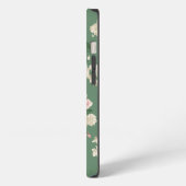 Etui iPhone 13 Fleur Classique Vintage (Côté gauche)