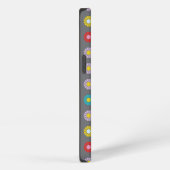 Etui iPhone 13 Fleur Colorée Rétro (Côté droit)