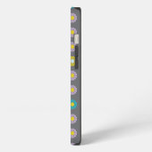 Etui iPhone 13 Fleur Colorée Rétro (Côté gauche)
