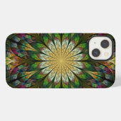 Etui iPhone 13 Fleur courbée (Verso Horizontal)