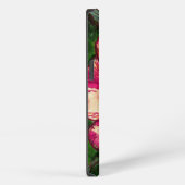 Etui iPhone 13 Fleur de baume rose art (Côté droit)