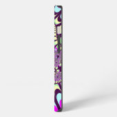 Etui iPhone 13 Fleur de peinture native (Côté gauche)