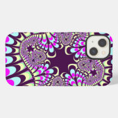 Etui iPhone 13 Fleur de peinture native (Verso Horizontal)