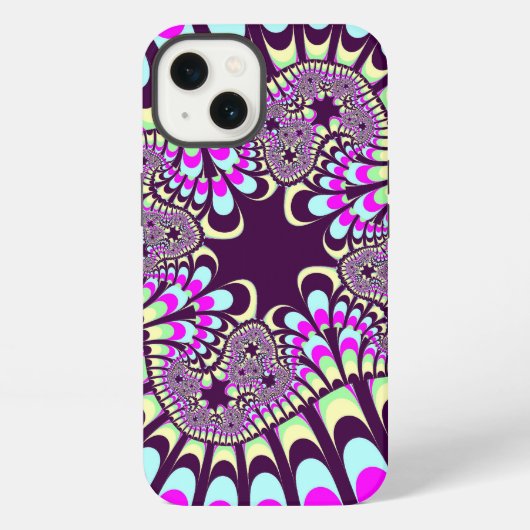 Etui iPhone 13 Fleur de peinture native (Verso)