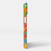 Etui iPhone 13 Fleur de pouvoir en rangées (Côté droit)