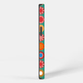 Etui iPhone 13 Fleur de pouvoir en rangées (Côté droit)