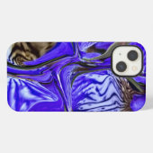 Etui iPhone 13 Fleur d'Iris Pourpre (Verso Horizontal)