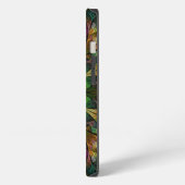 Etui iPhone 13 Fleur matelassée (Côté gauche)