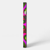Etui iPhone 13 Fleur Phoenix Abstraite fractale (Côté gauche)