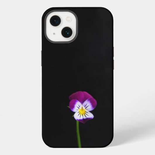 Etui iPhone 13 Fleur violette iphcnm (Verso)