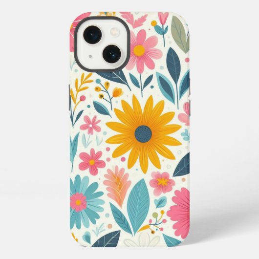 Etui iPhone 13 Fleurie Brillante (Verso)