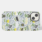 Etui iPhone 13 fleurs (Verso Horizontal)