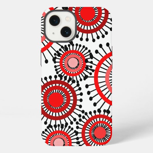 Etui iPhone 13 Fleurs (Verso)