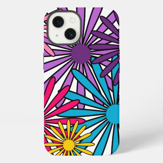 Etui iPhone 13 Fleurs (Verso)