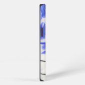 Etui iPhone 13 Fleurs Bleues (Côté droit)
