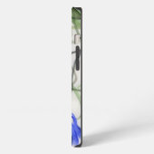 Etui iPhone 13 Fleurs Bleues (Côté gauche)