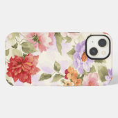 Etui iPhone 13 Fleurs de jardin (Verso Horizontal)