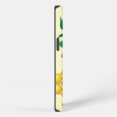 Etui iPhone 13 Fleurs de lavande abeille bourdon jaune (Côté droit)