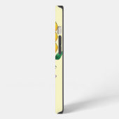 Etui iPhone 13 Fleurs de lavande abeille bourdon jaune (Côté gauche)