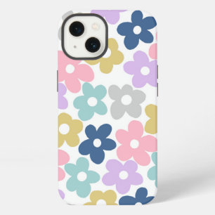 Etui iPhone 13 Fleurs de marguerite rétro bohème Groovy Daisy