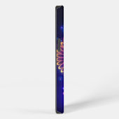 Etui iPhone 13 Fleurs de néon (Côté droit)