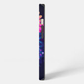 Etui iPhone 13 Fleurs de néon (Côté gauche)