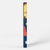 Etui iPhone 13 Fleurs de rayonne et papillon (Côté droit)
