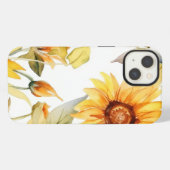 Etui iPhone 13 Fleurs de soleil en fleurs (Verso Horizontal)