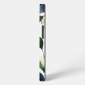 Etui iPhone 13 Fleurs et Feuilles (Côté gauche)