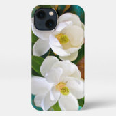 Etui iPhone 13 Fleurs | Fleur Magnolia (Verso)