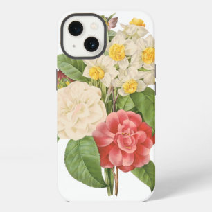 Etui iPhone 13 Fleurs Florales Vintage Camélia Jonquille par Redo