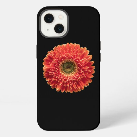 Etui iPhone 13 Fleurs | Gerbera Daisy Orange (Verso)
