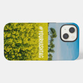 Etui iPhone 13 Fleurs jaunes (Verso Horizontal)
