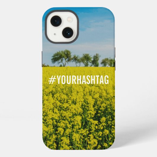 Etui iPhone 13 Fleurs jaunes (Verso)